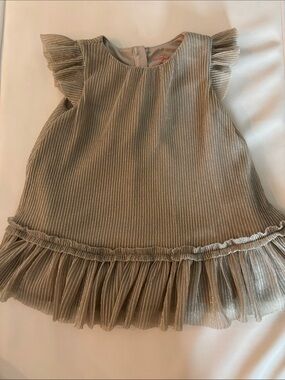Cat & Jack Shimmery Ruffle Detail Dress and bloomers Size 18 months